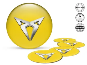 Seat Cupra Decalcomania Cerchio Auto Emblemi Alta Qualità